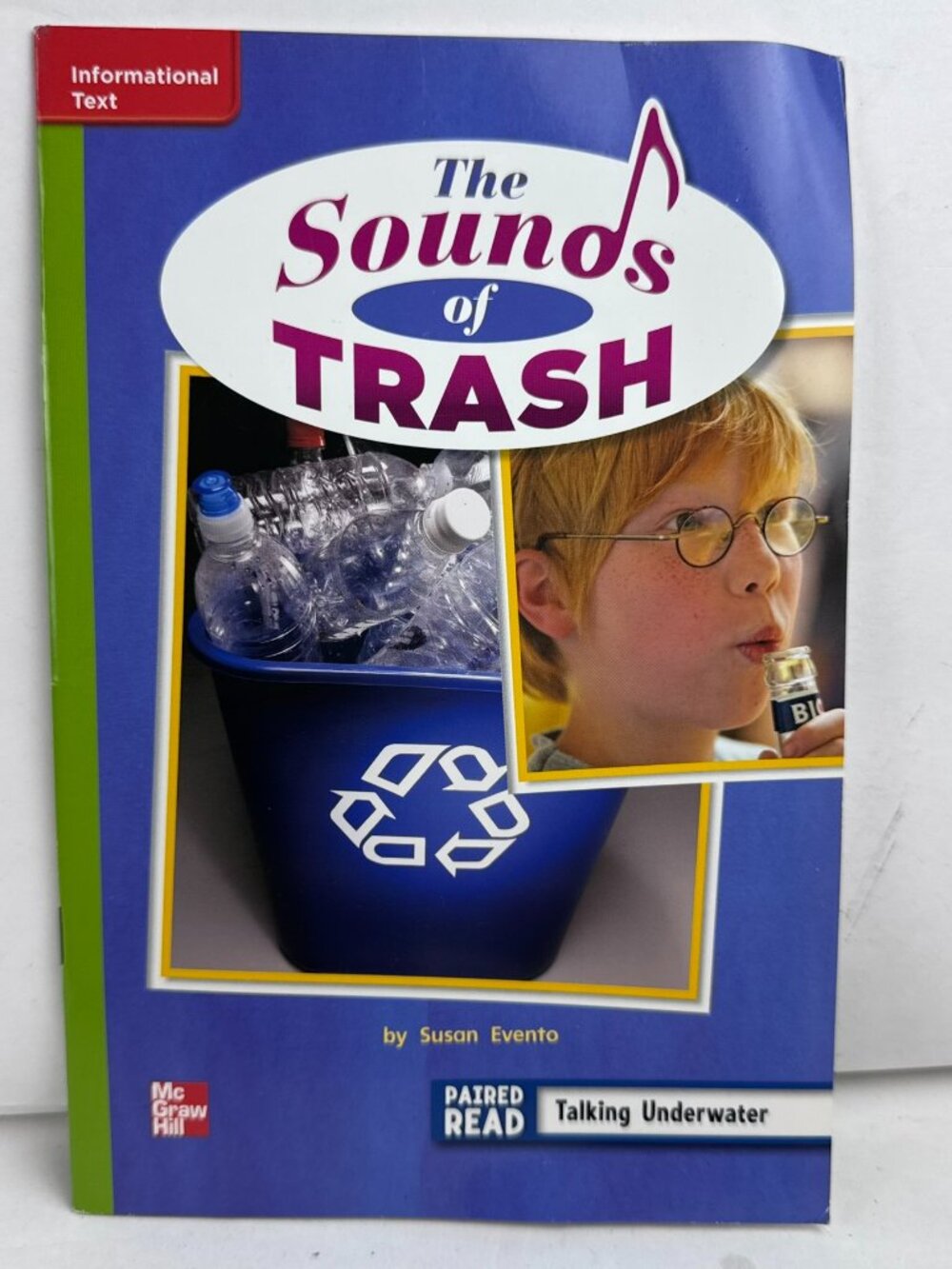 The Sounds of Trash by Susan Evento McGraw Hill Science Reader Grade 2 Level O